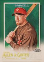 2020 Topps Allen & Ginter Chrome #8 Jeff Bagwell Green Refractor Baseball Card