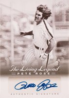 2012 Leaf Pete Rose Living Legend Autographs #AU35 Pete Rose Baseball Card