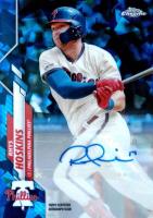 2020 Topps Chrome Update Sapphire Edition Autographs #RH Rhys Hoskins Baseball Card
