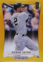 2012 Panini Prizm #22 Derek Jeter Gold Prizm Baseball Card