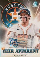 2022 Bowman Draft Heir Apparent #HA2 Drew Gilbert Autograph Baseball Card
