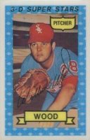 1974 Kellogg's Kelloggs #34 Wilbur Wood SO 959 Baseball Card