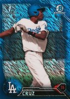 2016 Bowman Chrome Prospects #BCP204 Oneal Cruz Blue Shimmer Baseball Card