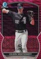 2023 Bowman Chrome Prospects #BCP165 Colson Montgomery Fuchsia/Pink Vapor Baseball Card