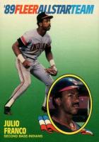 1989 Fleer All-Stars #5 Julio Franco Baseball Card