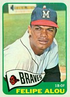 1965 Topps #383 Felipe Alou Baseball Card
