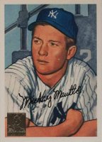 1996 Bowman Mantle 1952 Reprint #20 Mickey Mantle Baseball Card