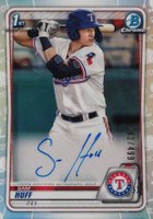 2020 Bowman Chrome Prospect Autographs #CPASH Sam Huff Refractor Baseball Card