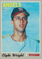 1970 Topps #543 Clyde Wright Baseball Card