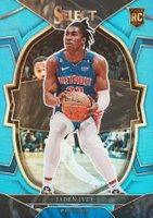 2022 Panini Select #87 Jaden Ivey Light Blue Basketball Card
