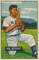 1951 Bowman #211 Hal Jeffcoat Baseball Card