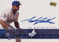 2000 Upper Deck Ionix UD Authentics #AB Adrian Beltre Baseball Card