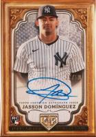 2024 Topps Gilded Collection Topps Gallery of Gold Autographs #GOGJD Jasson Dominguez Baseball Card