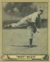 1940 Play Ball #67 Whit Wyatt Baseball Card