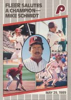 1989 Fleer Update #U-131 Mike Schmidt Baseball Card