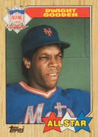 1987 Topps Tiffany #603 Dwight Gooden All-Star Baseball Card