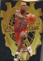 1998 Hoops Prime Twine #1 Dennis Rodman Basketball Card