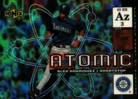 2000 Upper Deck Ionix Atomic #A15 Alex Rodriguez Baseball Card