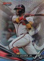 2022 Bowman's Best #34 Ronald Acuna Jr Refractor Baseball Card