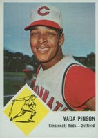 1963 Fleer #34 Vada Pinson Baseball Card