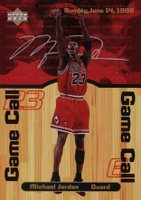 1998 Upper Deck Game Call #MJ5 Michael Jordan Basketball Card