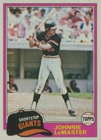 1981 Topps #84 Johnnie LeMaster Baseball Card