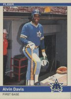 1984 Fleer Update #U-30 Alvin Davis Baseball Card