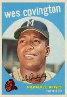 1959 Topps #290 Wes Covington Baseball Card