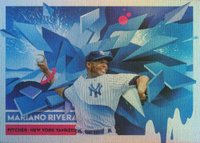 2021 Topps PROJECT70 #199 Mariano Rivera Rainbow Foil Baseball Card