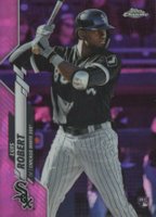 2020 Topps Chrome #60 Luis Robert Pink Refractor Baseball Card