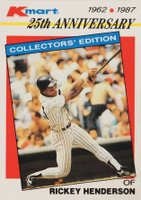 1987 K-Mart #27 Rickey Henderson Baseball Card