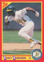 1990 Score #360 Rickey Henderson Baseball Card