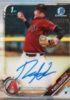 2019 Bowman Draft Chrome Draft Picks Autograph #CDARN Ryne Nelson Refractor Baseball Card