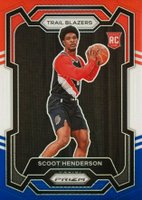 2023 Panini Prizm #141 Scoot Henderson Red White Blue Basketball Card
