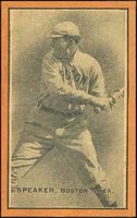 1911 Baseball Bats Hand Cut # Tris Speaker Baseball Card