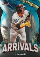 2024 Topps Finest Arrivals #A24 Jackson Merrill Baseball Card