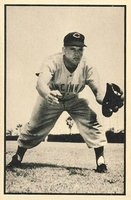 1953 Bowman B & W #32 Rocky Bridges Baseball Card
