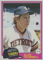 1981 O-Pee-Chee #133 Alan Trammell Baseball Card