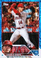 2023 Topps #363 Logan O'Hoppe Blue Foil Baseball Card