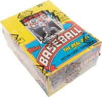 1986 Topps #WPB Wax Pack Box 36 Packs Baseball Card