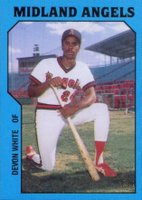 1985 TCMA Midland Angels #8 Devon White Baseball Card