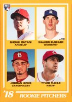 2018 Topps on Demand Inspired By 1978 4-Player Rookies #R5 Jordan Hicks/Shohei Ohtani/Tyler Mahle/Walker Buehler Baseball Card