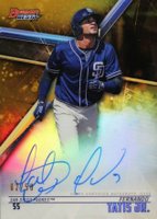 2018 Bowman's Best Best of 2018 Autographs #B18FT Fernando Tatis Jr. Gold Baseball Card