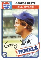 1980 Topps Pepsi-Cola All-Stars #3 George Brett Baseball Card
