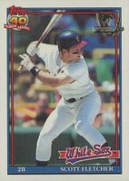 1991 Topps Desert Shield #785 Scott Fletcher Baseball Card