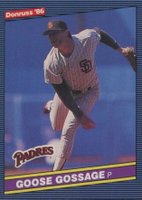 1986 Donruss #185 Goose Gossage Baseball Card