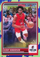 2023 Panini NBA Haunted Hoops #137 Scoot Henderson Slime Basketball Card