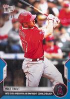 2022 Topps Now #368 Mike Trout Blue Baseball Card