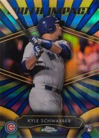 2016 Topps Chrome Youth Impact #YI-7 Kyle Schwarber Baseball Card