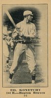 1916 Sporting News & Blank #94 Ed. Konetchy Blank Back Baseball Card